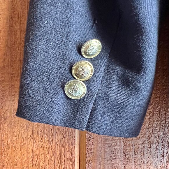 RALPH LAUREN Petite Navy Vintage Blazer 4P - Picture 8 of 14